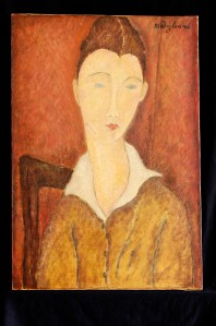 Modigliani Jeune femme a la guimpe blanche