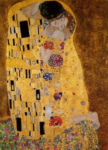 Klimt, Il bacio 1907