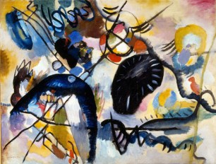 Kandinsky, macchia nera, 1912