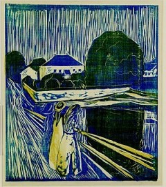 Munch, litografia