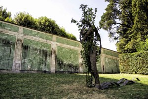 Penone, sentiero e muro