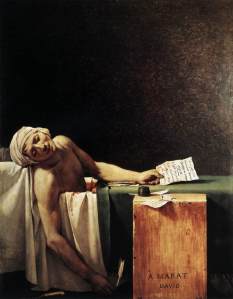 David, la morte di Marat